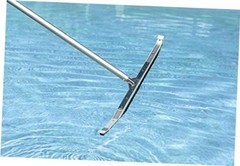 36-Inch Extra-Wide Commercial Swimming Pool Wall Brush, Heavy-Duty Aluminum