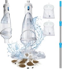 Pool Vacuum for above Ground Pool, Cordless Pool Vacuum for Inground Pools, Rech