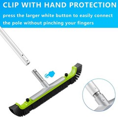 20&Prime; Inground/Above Ground Pool Brush Head – Strong Bristles