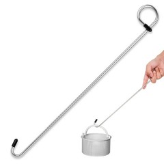 Swimming Pool Skimmer Basket Hook, 14.57in Long Skimmer Basket Extension Hand…