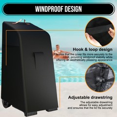 Robotic Swimming Pool Cleaner Caddy Cover Outdoor Waterproof Protector Universal