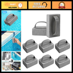 8 Pcs Pool Pumice Stones for Tile Cleaning, Stain Removal & Grout Scrubbing