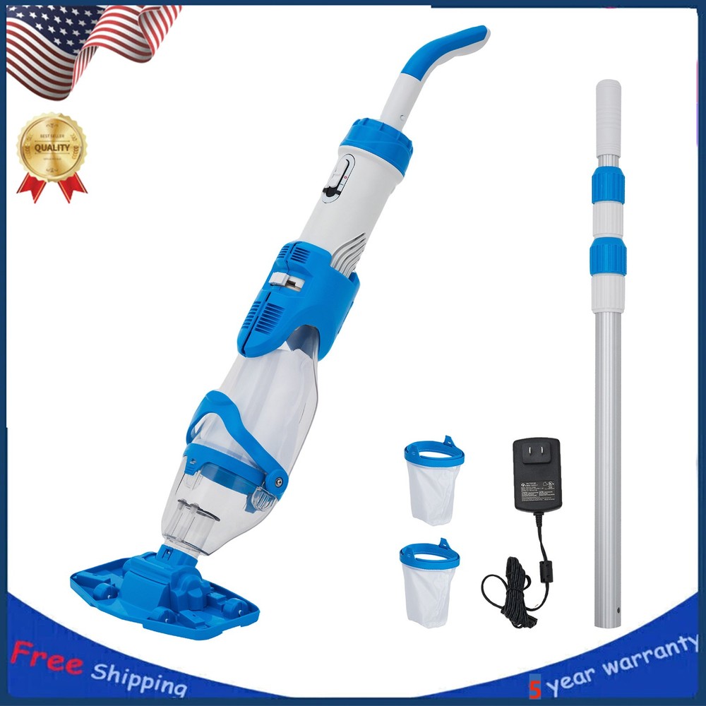 Wireless Handheld Pool Vacuum with Powerful Suction & 80min Long-lasting Charge