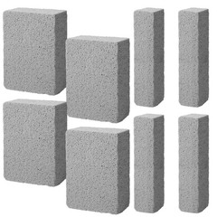 Pumice Stone Set of 8 for Cleaning Pool For Tiles and Kitchen Surfaces