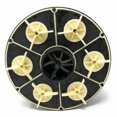 For Paramount 004-302-4408-00 6 Port Module with Valve Shell Oring, Black