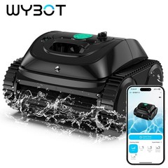 WYBOT C1 Cordless Robotic Pool Cleaners Wall Climbing Pool Vaccum App Control