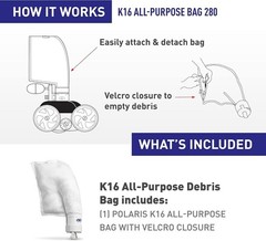 Zodiac K16 All Purpose Bag for Pressure-Side Cleaners