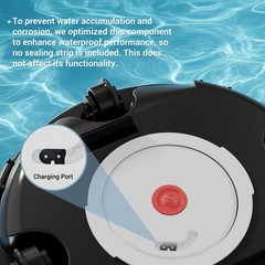 WYBOT S2 Solar Wall Climbing Robotic Pool Vacuum for Inground Pools Pool Cleaner