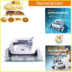 2026 E10 Robotic Pool Cleaner Active Scrubber Top Load Filter Above-Ground Pools