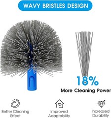 Effortless Small Pool Brush Head for Easy Cleaning of Tight Corners & Edges