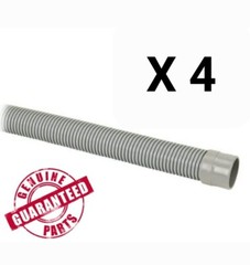 4x 1m Pool Hoses MX6, MX8 , T3, T5 ZODIAC / BARRACUDA POOL CLEANER GREY GENUINE