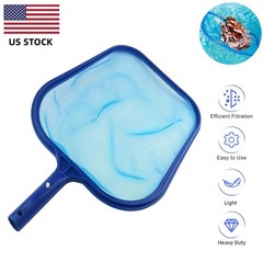 Heavy Duty Pool Skimmer Leaf Rake Net Scooper, Cleaning Swimming Pool, Fine Mesh