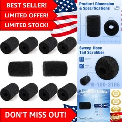 High-Quality Foam Sweep Hose Scrubber Tails for Polaris Pool Cleaners – 10 Pack