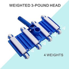 Efficient Cleaning with 14inch Vacuum Head for In Ground Concrete Pools and Spa