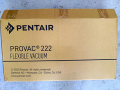Pentair ProVac 222 Flexible Pool Vacuum Head, Plastic Blue/White