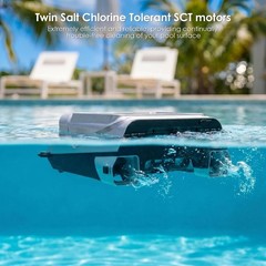 Pura V12 Solar Powered Automatic Pool Surface Robot Skimmer