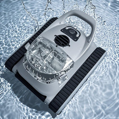 2026 Upgraded Robotic Pool Vacuum Cleaner Wall-Climbing & Waterline Cleaning