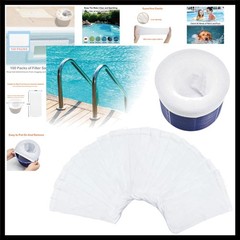 100 Pack Pool Skimmer Socks, Reusable Pool Socks for Skimmer Basket, Skimmer …