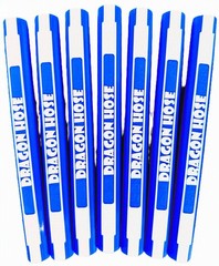 Pool Cleaner Hose Anti-Tangle Snap-On Stabilizers for 0.75&Prime; OD (7PK- Ocean Blue)