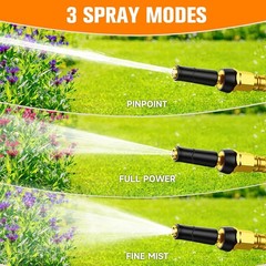 Heavy Duty Stainless Steel Garden Pool Hose No-Kink Flexible Water Pipe Outdoor