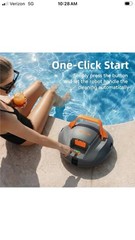 Powerful Cordless Robotic Automatic Pool Vacuum Cleaner for Above Ground Pools