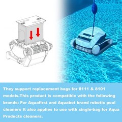 Pool Cleaner Replacement Fine Filter Bag for Aquabot Filter Bag A8111PK | Pool V