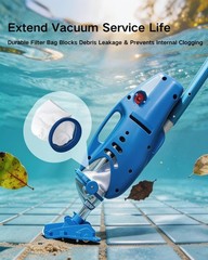 Reusable Sand & Silt Filter Bag for Pool Vacuums – Universal Compatibility