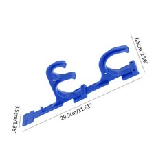 2Pcs Pool Hook Telescopic Rod Holder with Screws for Brushes Garden Hoses
