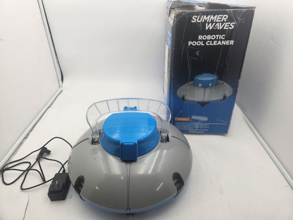Summer Waves Robotic Cordless Rechargeable Swimming Pool Vacuum Cleaner