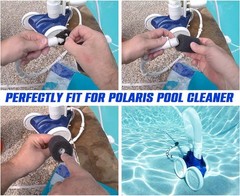 MUSCCCM for Polaris Pool Cleaner Parts, 12 12 Pack (Black), Black-12