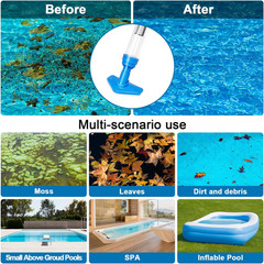 3 in 1 Cordless Rechargeable Pool Vacuum, Handheld Pool Cleaner Ideal for Spas,