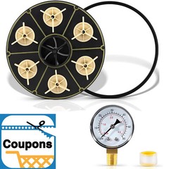 6-Port Module w/Valve Shell Oring + Pressure Gauge for Paramount 004-302-4408-00