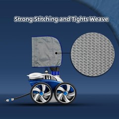 3900 Double Pool Cleaner Replacement Bag with Zipper Enclosure,Wide Hook & Lo…