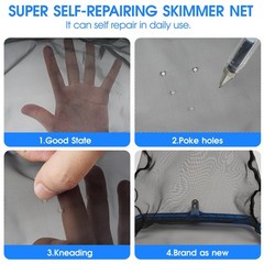 TidyMister 3-in-1 Pool Cleaning Kit Full Set – 18in Rounded End Pool Brush & …