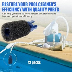 12PCS Sweep Hose Tail Scrubber 9-100-3105 For Polaris Pool Cleaner