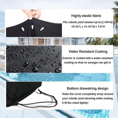 Robotic Pool Cleaner Cover Dustproof Water Resistant Sunproof Windproof Pool …