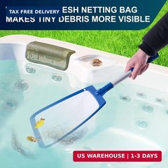 POOLAZA Hot Tub Skimmer Net Handheld, Professional Pool, Spa, Pound Skimmer Net