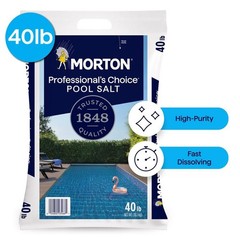 Morton Professionals Choice 40lb Granule Pool Salt