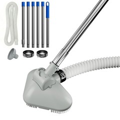 Above-Ground Pool Vacuum Cleaner with Telescopic Pole & 13ft Hose, Handheld Kit