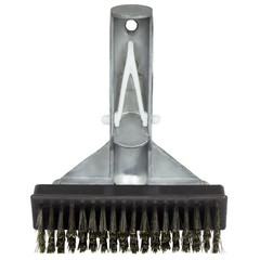 Stainless Steel Pool Brush, 5 Inch Aluminum Back, Heavy Duty Cleaning