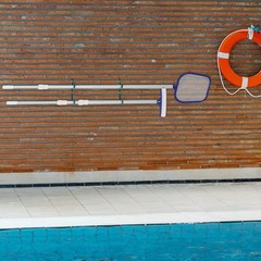 Pool Pole Hanger 2 Pack, Pool Equipment Hooks for Poles and Hose, Accessories