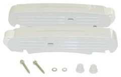 Pod kit, white, inc. right/left pods, plugs, screws & washers