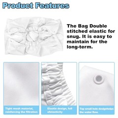 Pool Cleaner Replacement Fine Filter Bag for Aquabot Filter Bag A8111PK | Pool V