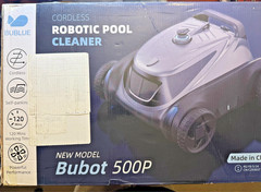 BuBlue Bubot 500P Cordless Robotic Pool Cleaner Pool Vacuum w/ Bluehole Suction