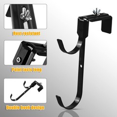 AdjustableHooks Pool Poles Hanger, Fence Hooks Hang Pool Accessories/Skimmers…