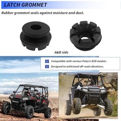 2PCS Hood Latch Toggles with Grommets and Washers Kit for Polaris RZR 570 RZR