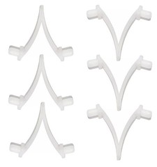 ATIE Butterfly Pool Clips – 6 Pack Attachment for Swimming White