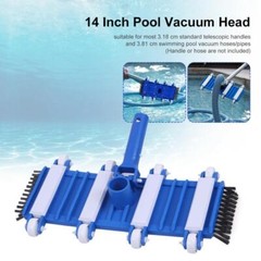 14&Prime; Flexible Swimming In-Ground Pool Vacuum Head with Swivel Hose Connection US