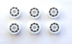 6 Pack Ball Bearing Replacement Wheel For Polaris Cleaner 360 380 9-100-1108