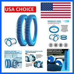 2-Pack Back Tires Replacement for Pool Cleaner – Compatible with Hayward Pool…